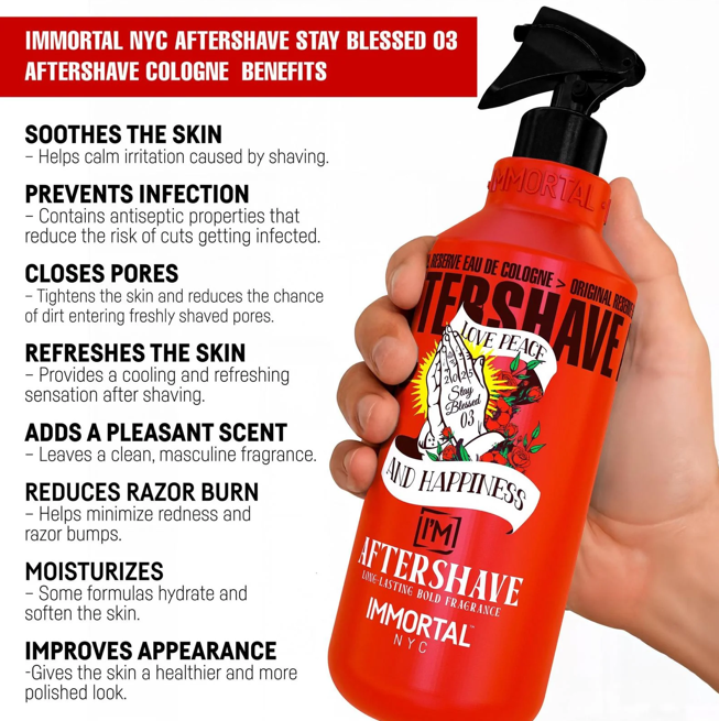 Immortal NYC Stay Blessed 03 Aftershave (500 ml/16.9oz)