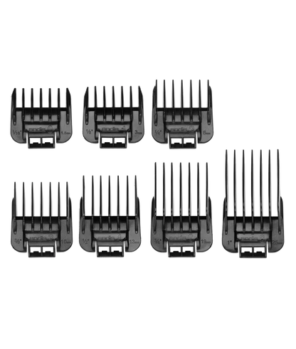 Andis 7-Piece Snap-On Blade Attachment Comb Set