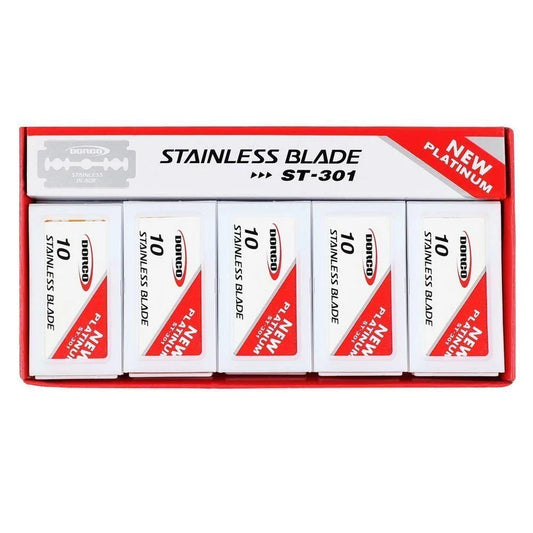 Dorco ST-301 Stainless Steel Blades - 100 Pack
